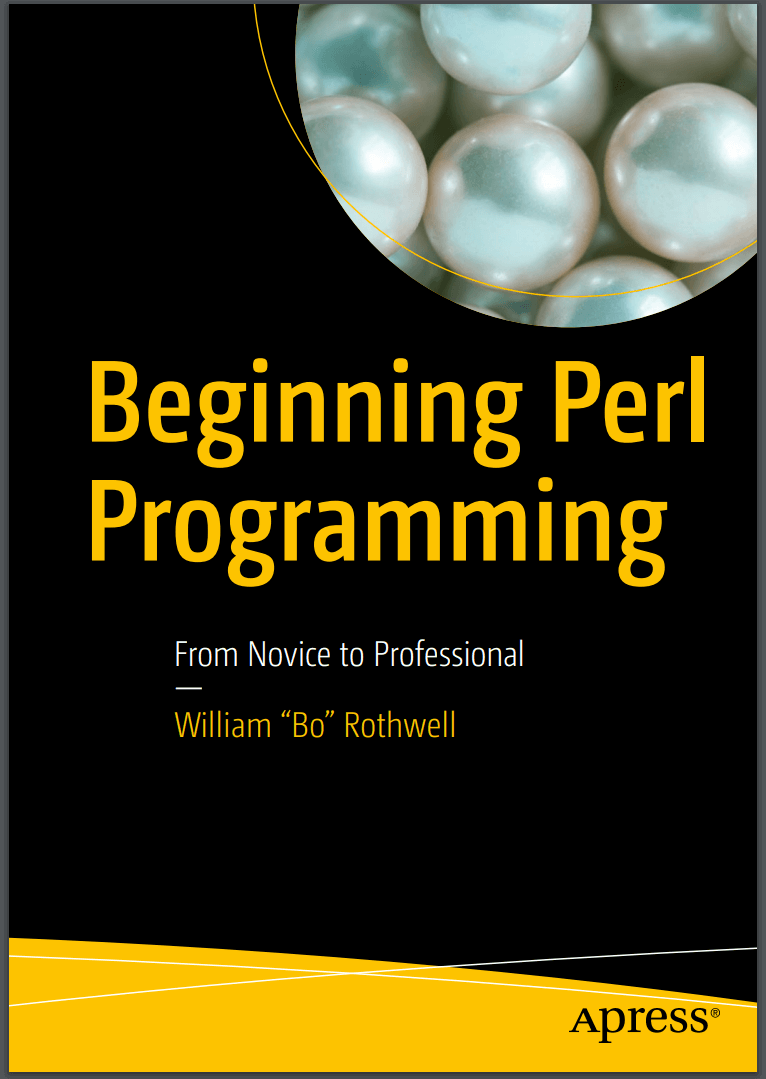 Beginning Perl Programming From Novice to Professional